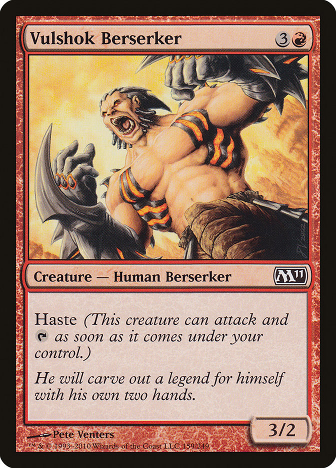 Vulshok Berserker [Magic 2011] | Card Merchant Takapuna