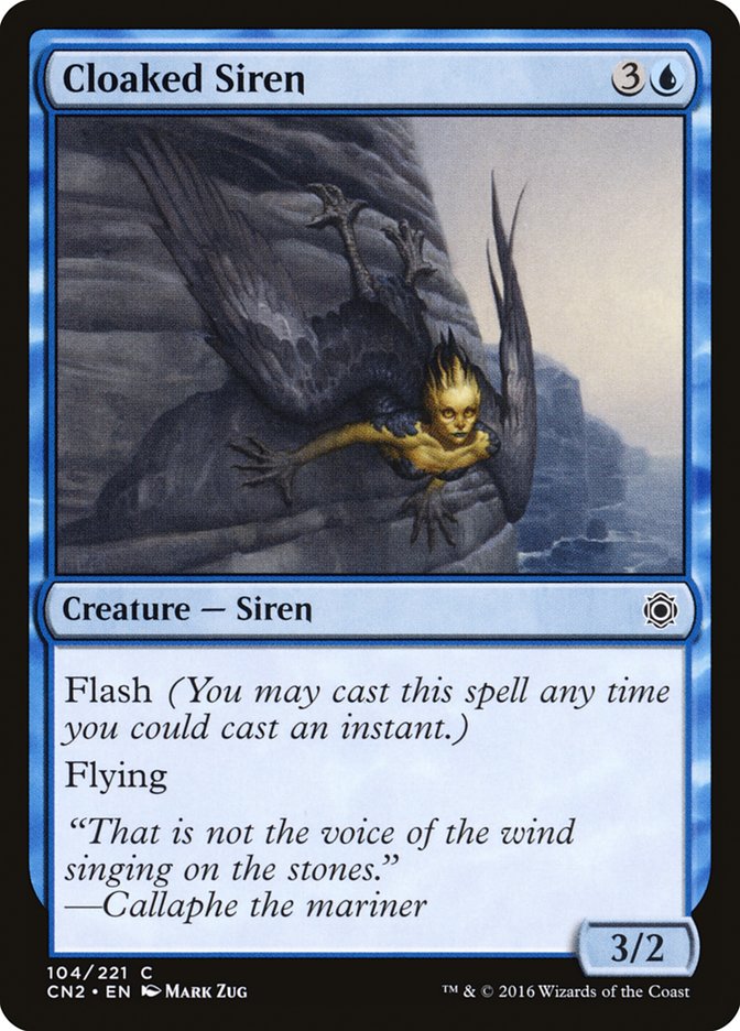 Cloaked Siren [Conspiracy: Take the Crown] | Card Merchant Takapuna