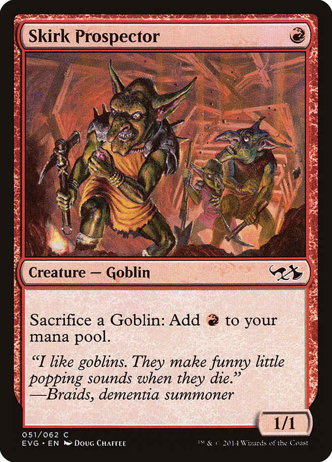 Skirk Prospector (Elves vs. Goblins) [Duel Decks Anthology] | Card Merchant Takapuna