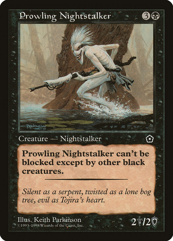 Prowling Nightstalker [Portal Second Age] | Card Merchant Takapuna