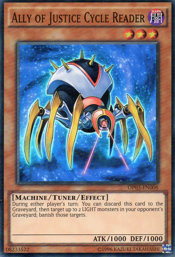 Ally of Justice Cycle Reader [OP03-EN006] Super Rare | Card Merchant Takapuna