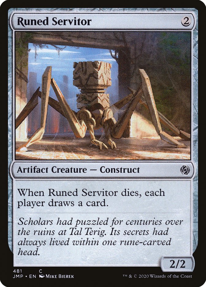 Runed Servitor [Jumpstart] | Card Merchant Takapuna