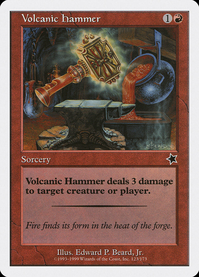 Volcanic Hammer [Starter 1999] | Card Merchant Takapuna