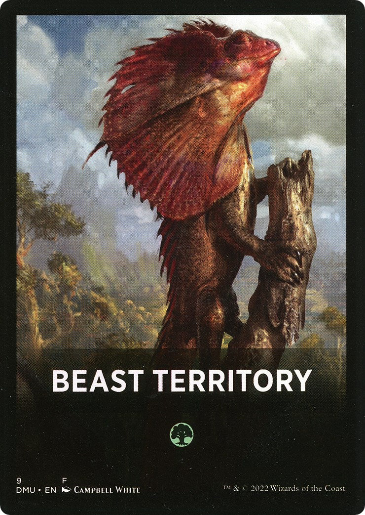 Beast Territory Theme Card [Dominaria United Tokens] | Card Merchant Takapuna