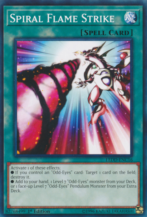 Spiral Flame Strike [LEDD-ENC16] Common | Card Merchant Takapuna