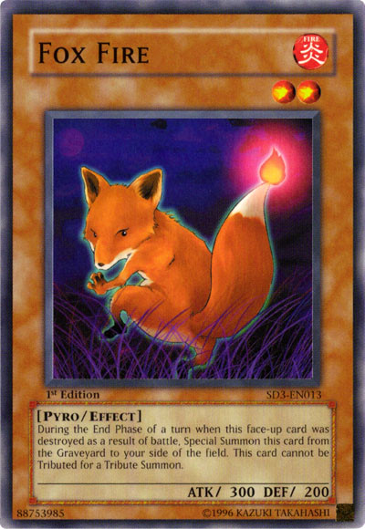 Fox Fire [SD3-EN013] Common | Card Merchant Takapuna