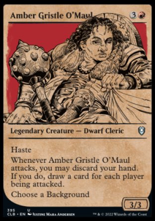 Amber Gristle O'Maul (Showcase) [Commander Legends: Battle for Baldur's Gate] | Card Merchant Takapuna