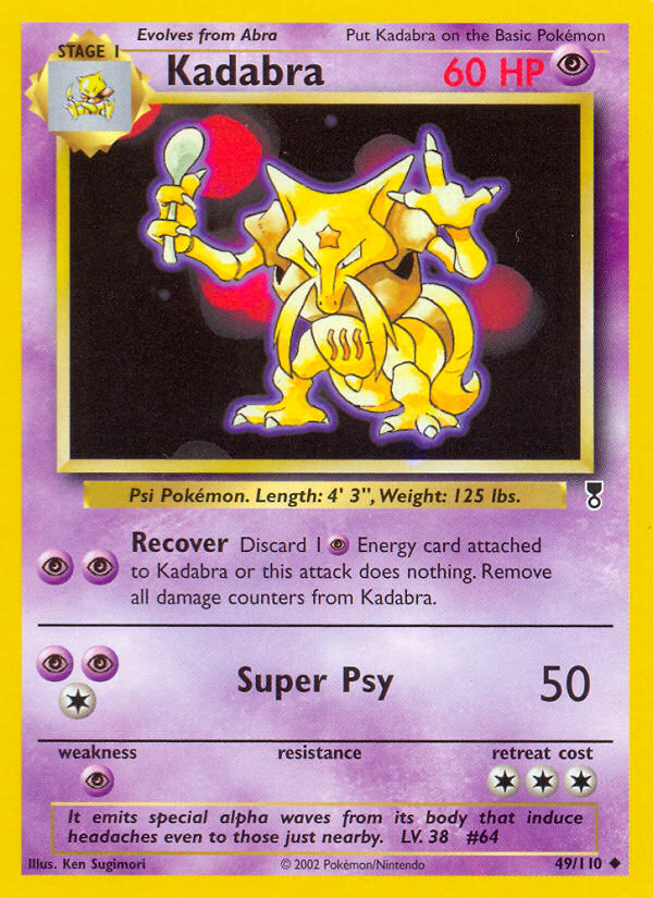 Kadabra (49/110) [Legendary Collection] | Card Merchant Takapuna