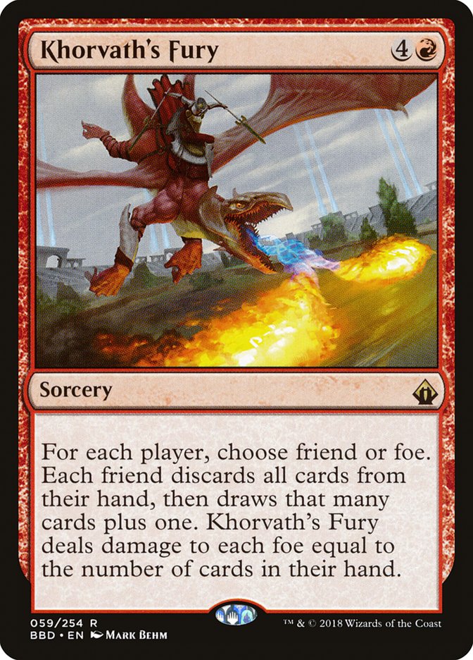 Khorvath's Fury [Battlebond] | Card Merchant Takapuna