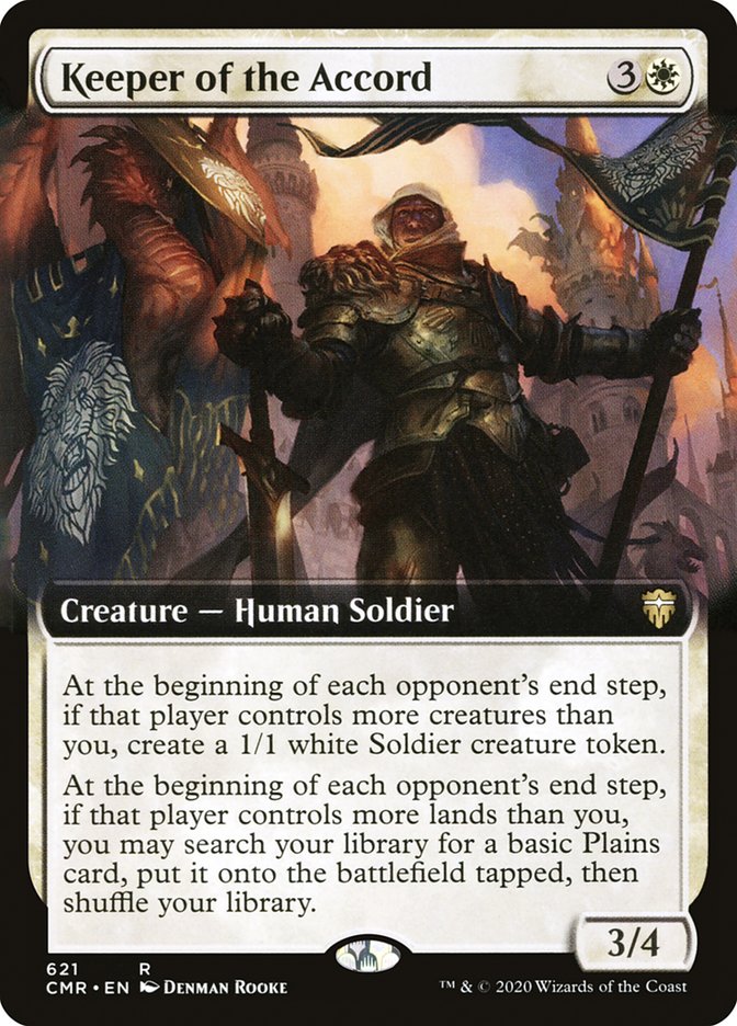 Keeper of the Accord (Extended Art) [Commander Legends] | Card Merchant Takapuna