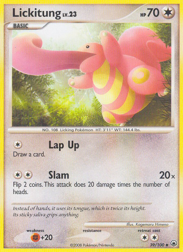 Lickitung (39/100) [Diamond & Pearl: Majestic Dawn] | Card Merchant Takapuna