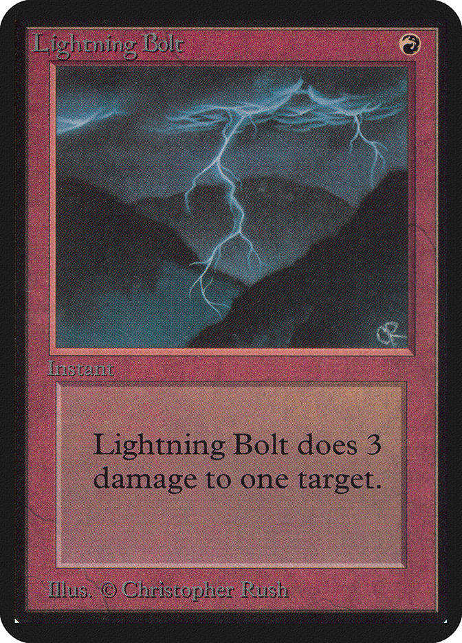 Lightning Bolt [Alpha Edition] | Card Merchant Takapuna