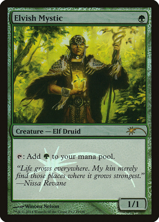 Elvish Mystic [Friday Night Magic 2014] | Card Merchant Takapuna