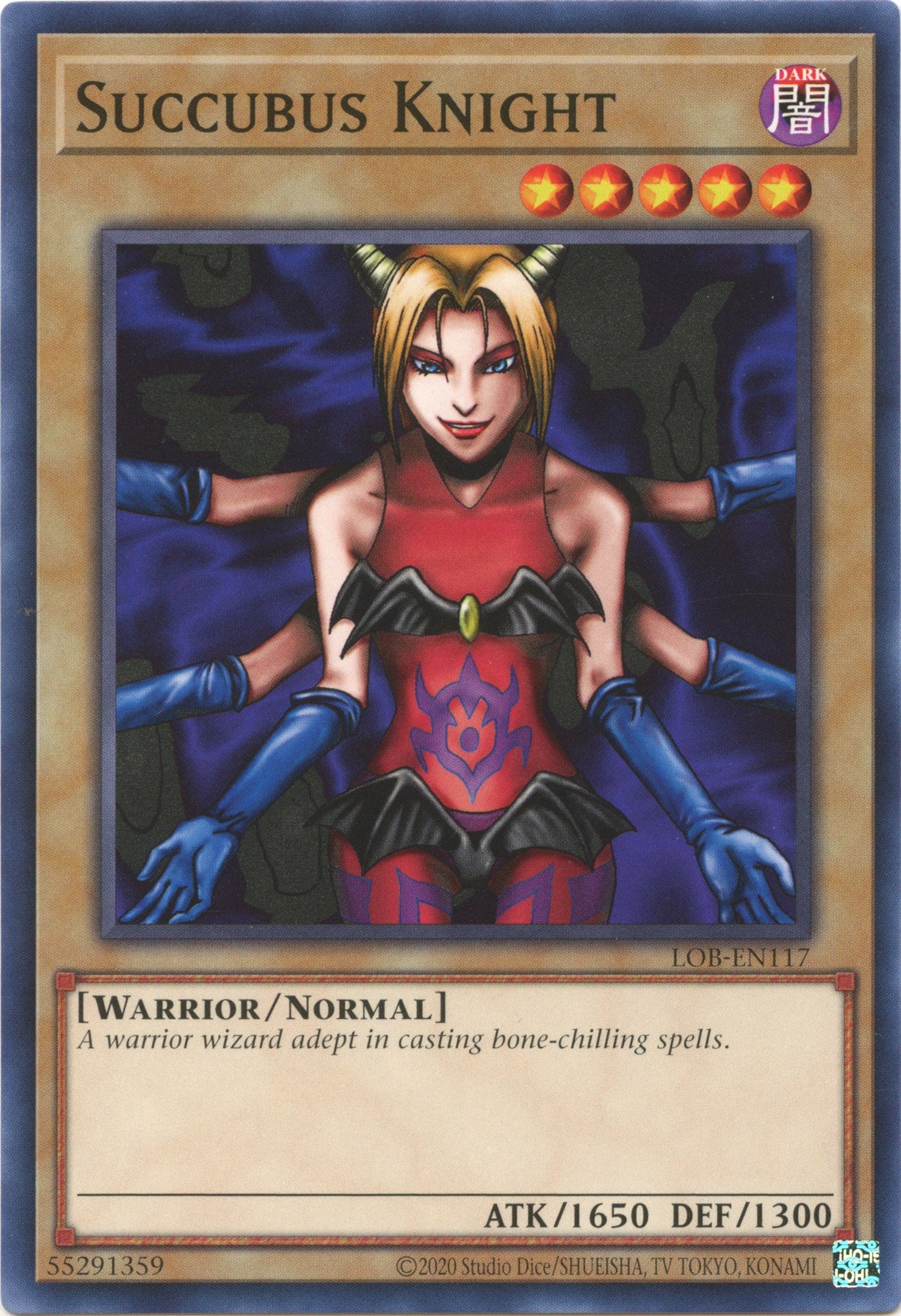 Succubus Knight (25th Anniversary) [LOB-EN117] Common | Card Merchant Takapuna