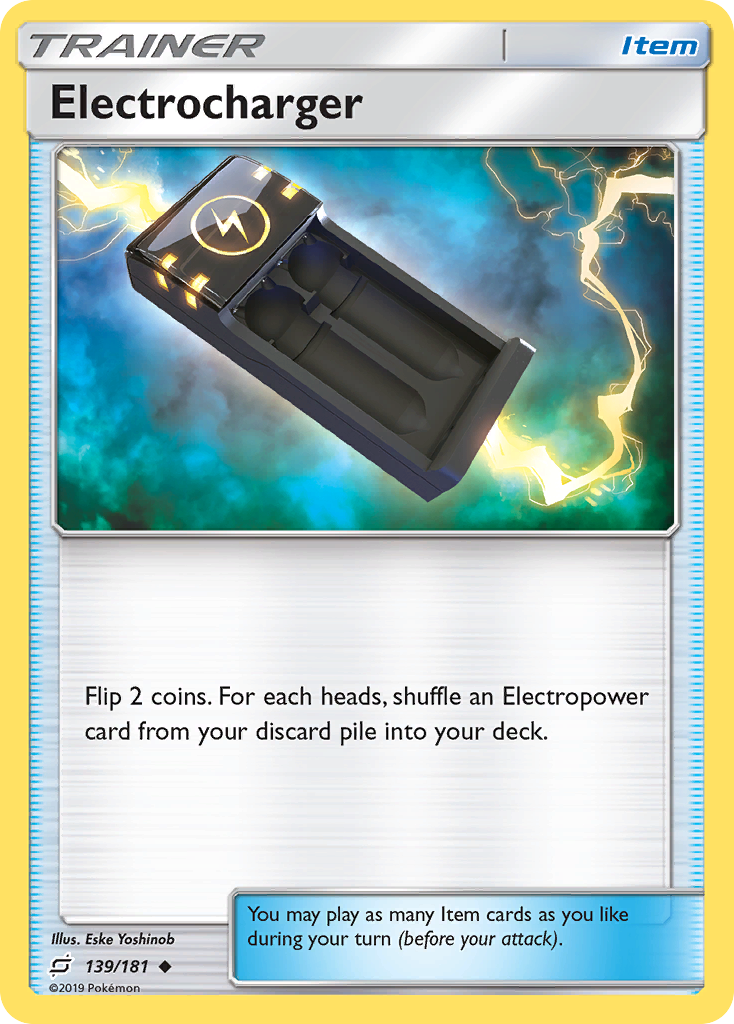 Electrocharger (139/181) [Sun & Moon: Team Up] | Card Merchant Takapuna