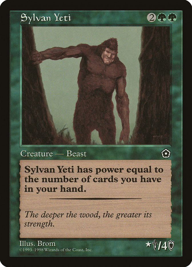 Sylvan Yeti [Portal Second Age] | Card Merchant Takapuna