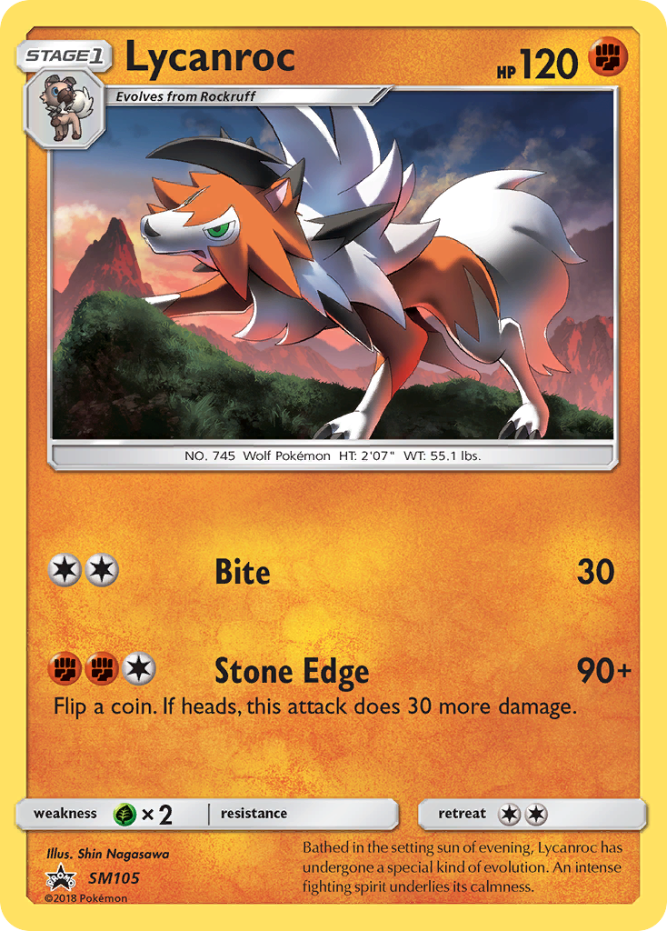 Lycanroc (SM105) [Sun & Moon: Black Star Promos] | Card Merchant Takapuna