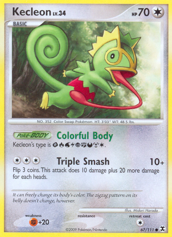 Kecleon (67/111) [Platinum: Rising Rivals] | Card Merchant Takapuna