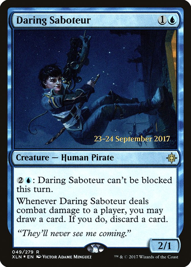 Daring Saboteur [Ixalan Prerelease Promos] | Card Merchant Takapuna