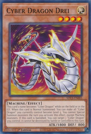 Cyber Dragon Drei [SDCS-EN005] Common | Card Merchant Takapuna