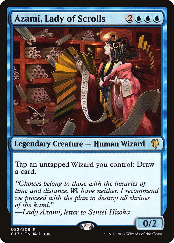 Azami, Lady of Scrolls [Commander 2017] | Card Merchant Takapuna