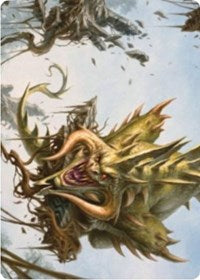 Canopy Baloth Art Card [Zendikar Rising Art Series] | Card Merchant Takapuna