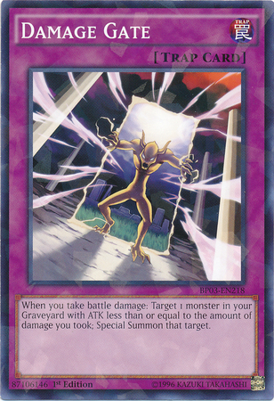 Damage Gate [BP03-EN218] Shatterfoil Rare | Card Merchant Takapuna