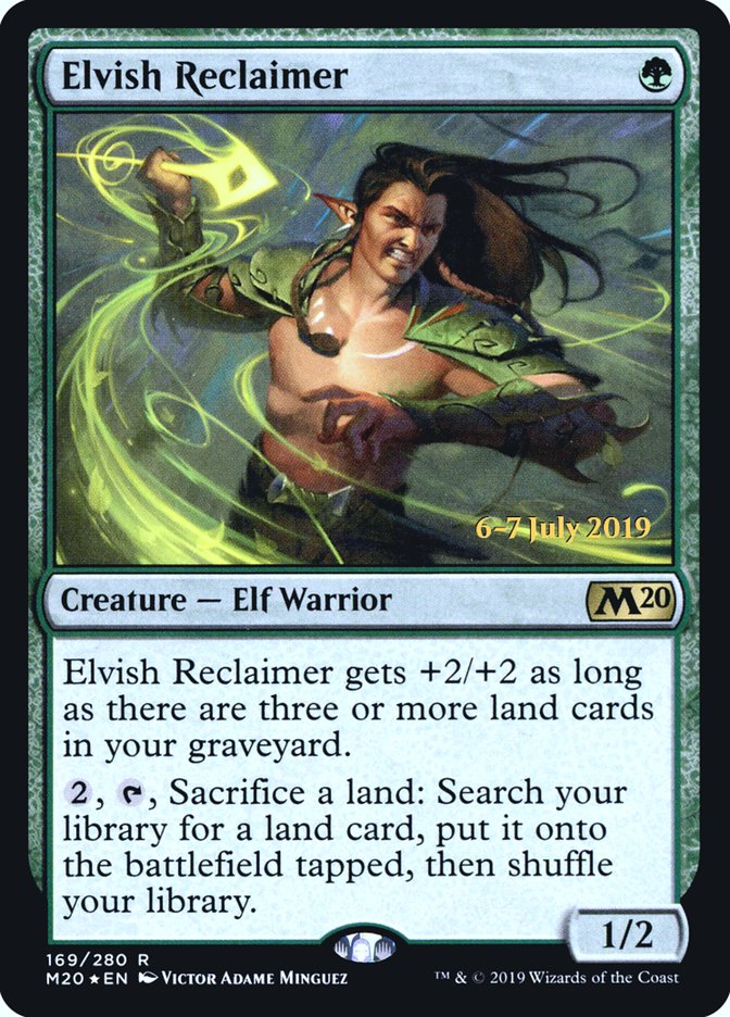 Elvish Reclaimer [Core Set 2020 Prerelease Promos] | Card Merchant Takapuna