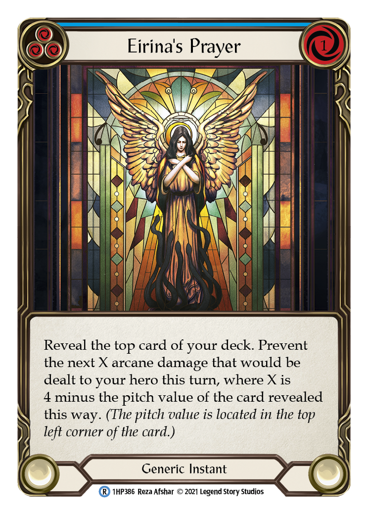 Eirina's Prayer (Blue) [1HP386] (History Pack 1) | Card Merchant Takapuna