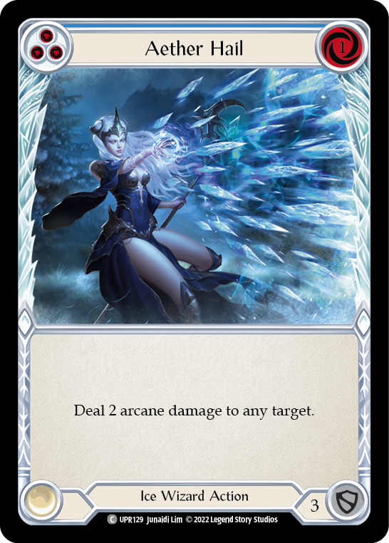 Aether Hail (Blue) [UPR129] (Uprising) | Card Merchant Takapuna