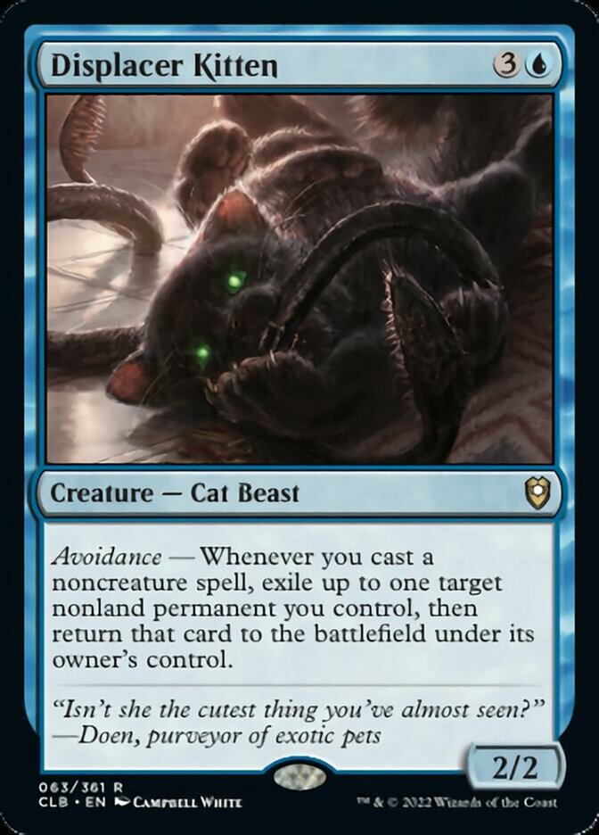 Displacer Kitten [Commander Legends: Battle for Baldur's Gate] | Card Merchant Takapuna