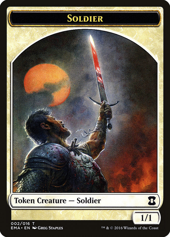 Soldier Token [Eternal Masters Tokens] | Card Merchant Takapuna