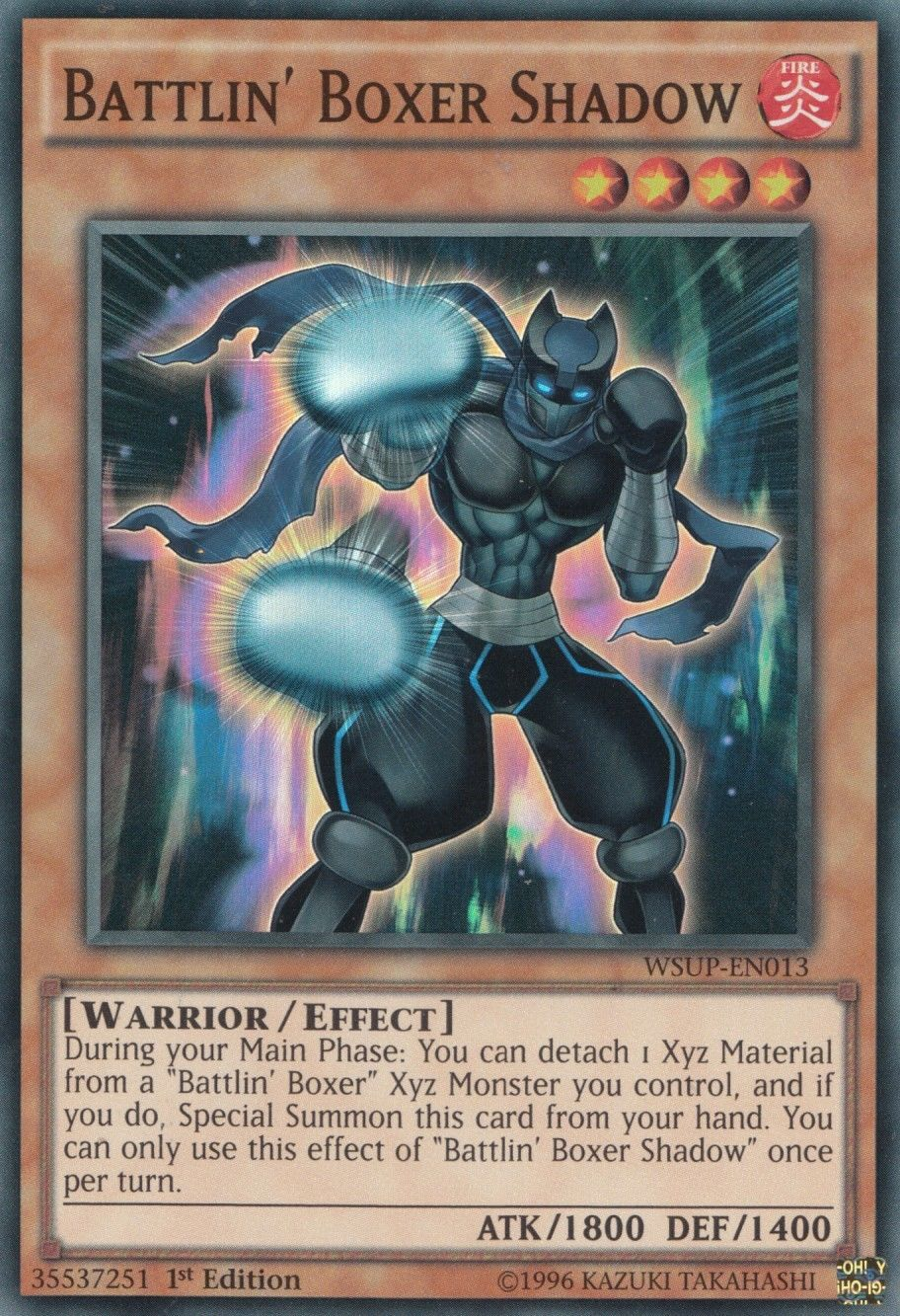 Battlin' Boxer Shadow [WSUP-EN013] Super Rare | Card Merchant Takapuna