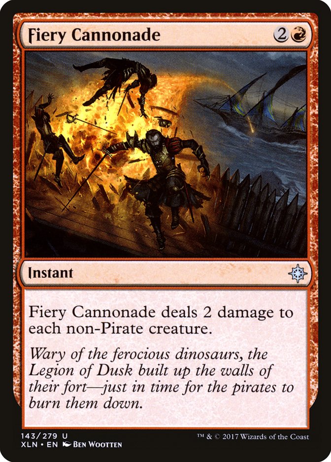 Fiery Cannonade [Ixalan] | Card Merchant Takapuna