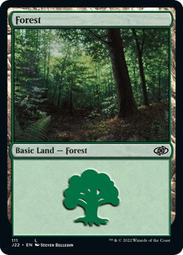 Forest (111) [Jumpstart 2022] | Card Merchant Takapuna