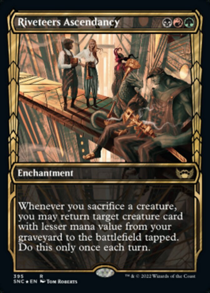 Riveteers Ascendancy (Showcase Golden Age Gilded Foil) [Streets of New Capenna] | Card Merchant Takapuna