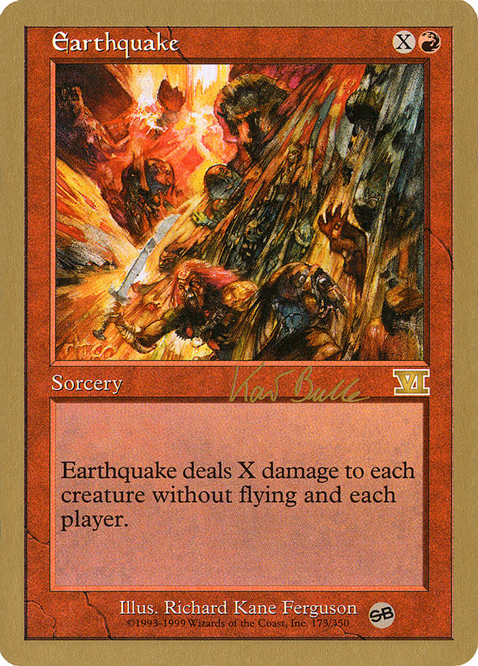 Earthquake (Kai Budde) (SB) [World Championship Decks 1999] | Card Merchant Takapuna