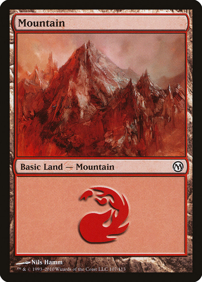 Mountain (107) [Duels of the Planeswalkers] | Card Merchant Takapuna