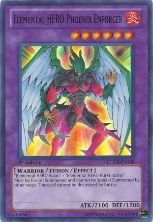 Elemental HERO Phoenix Enforcer [LCGX-EN138] Super Rare | Card Merchant Takapuna