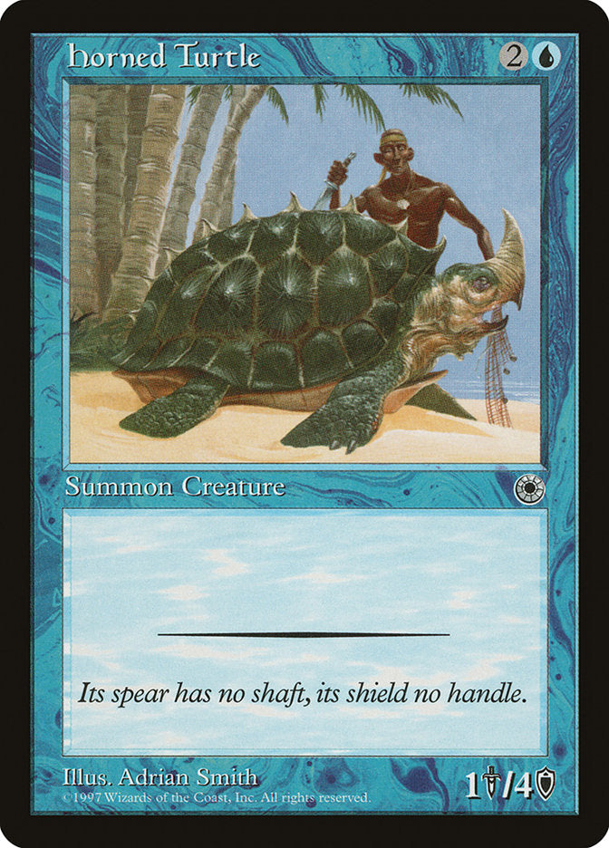 Horned Turtle [Portal] | Card Merchant Takapuna