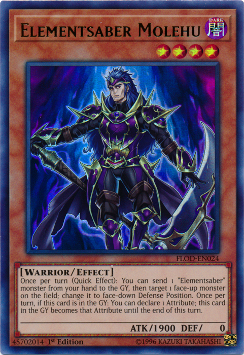 Elementsaber Molehu [FLOD-EN024] Ultra Rare | Card Merchant Takapuna