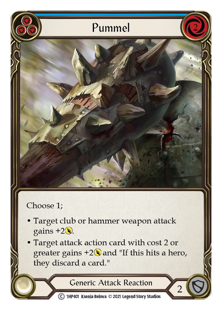 Pummel (Blue) [1HP401] (History Pack 1) | Card Merchant Takapuna