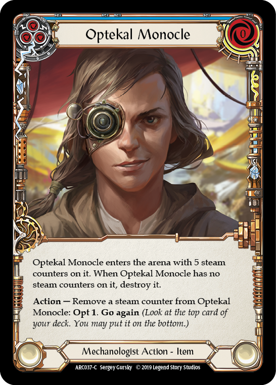 Optekal Monocle [ARC037-C] (Arcane Rising)  1st Edition Normal | Card Merchant Takapuna