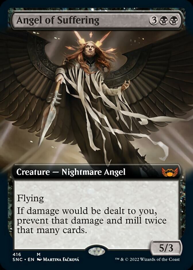 Angel of Suffering (Extended Art) [Streets of New Capenna] | Card Merchant Takapuna