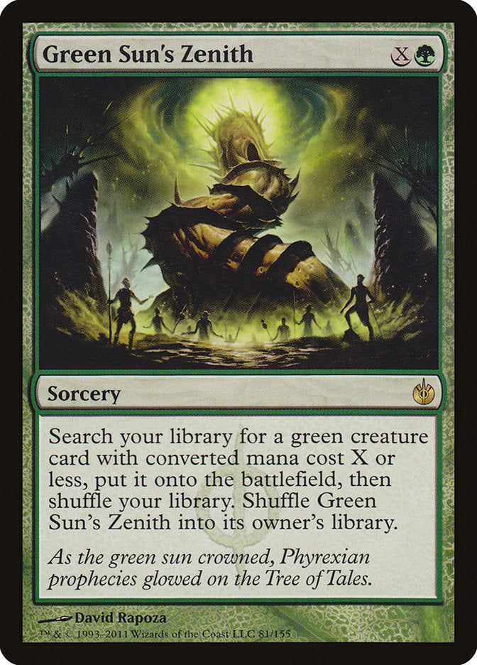 Green Sun's Zenith [Mirrodin Besieged] | Card Merchant Takapuna