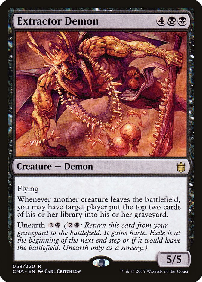 Extractor Demon [Commander Anthology] | Card Merchant Takapuna