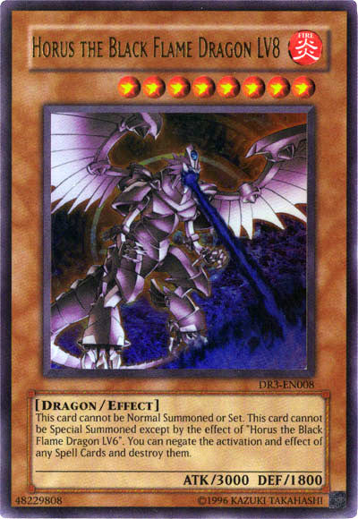 Horus the Black Flame Dragon LV8 [DR3-EN008] Ultra Rare | Card Merchant Takapuna