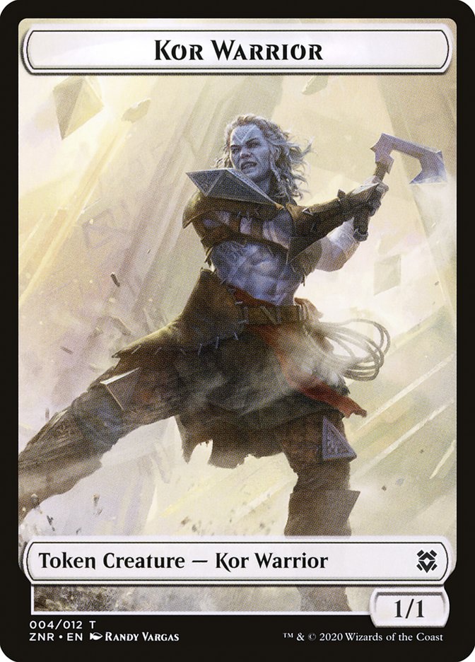 Goblin Construct // Kor Warrior Double-Sided Token [Zendikar Rising Tokens] | Card Merchant Takapuna