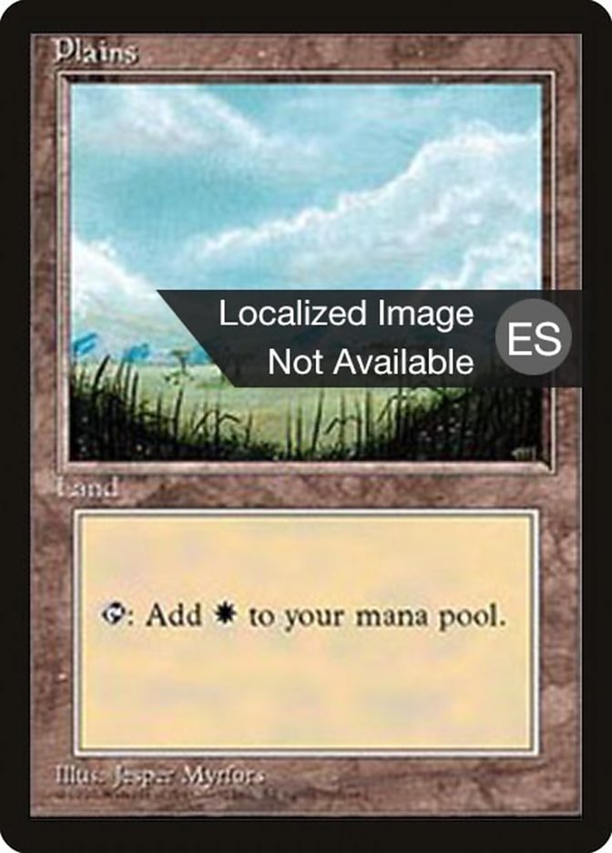 Plains (B) [Fourth Edition (Foreign Black Border)] | Card Merchant Takapuna