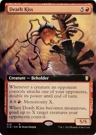 Death Kiss (Extended Art) [Commander Legends: Battle for Baldur's Gate] | Card Merchant Takapuna